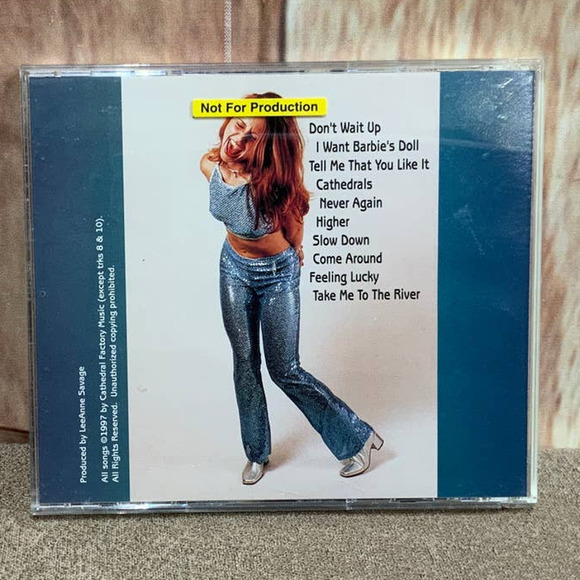 1997 Neptune Amor Session Tape by LeeAnne Savage Not for Production CD - Picture 3 of 3